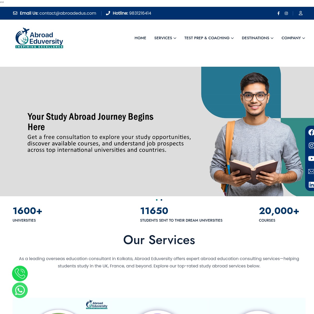 Abroad Eduversity screenshot